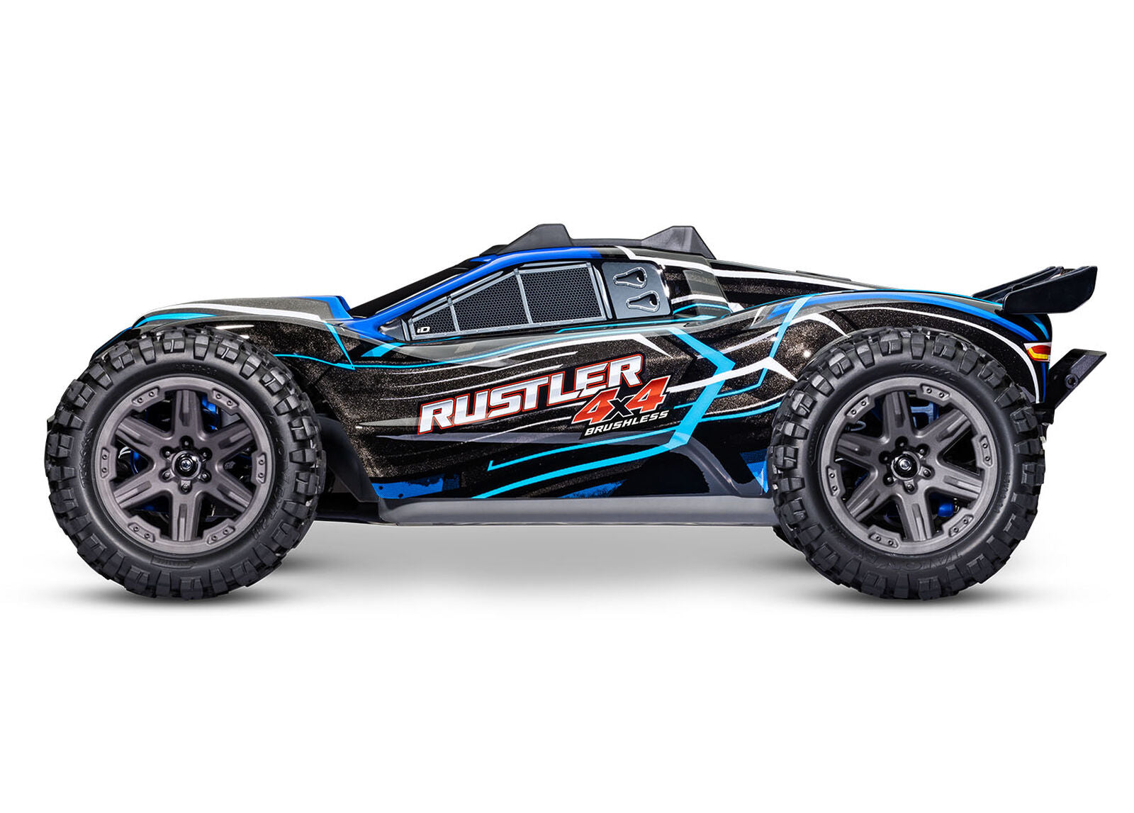Rustler 4X4 BL-2s: 1/10 Scale 4WD Stadium Truck (Blue)