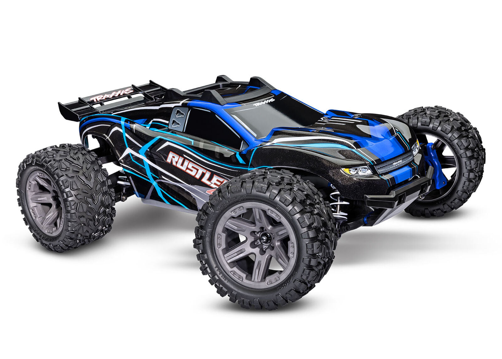 Rustler 4X4 BL-2s: 1/10 Scale 4WD Stadium Truck (Blue)