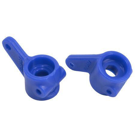 Front Bearing Carrier Set (Blue) (2) (Slash, Bandit, Rustler, Stampede)