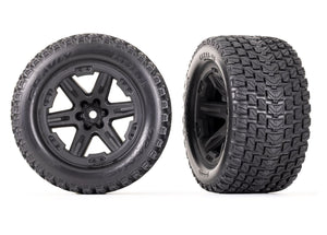 Black 2.8" RXT Wheels with Gravix Tires 2WD Front/4x4