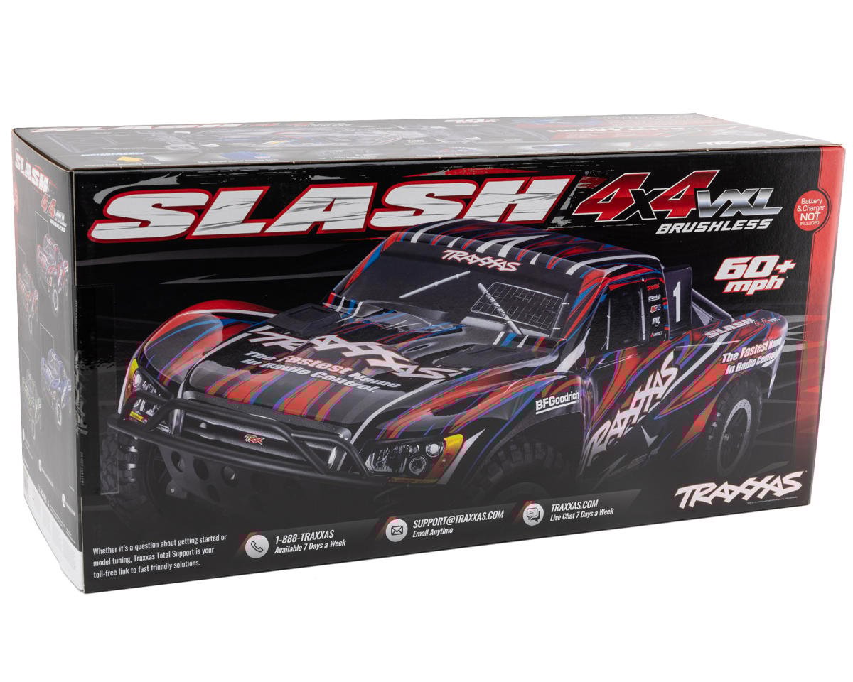Traxxas Slash VXL 1/10 RTR 4x4 Brushless Short Course Truck w/TQi™ 2.4GHz Radio & TSM®