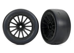 Traxxas Sticky 2.0" Response Pre-Mounted Tires w/Multi-Spoke Wheels (Black) (2) (Rear) 9375