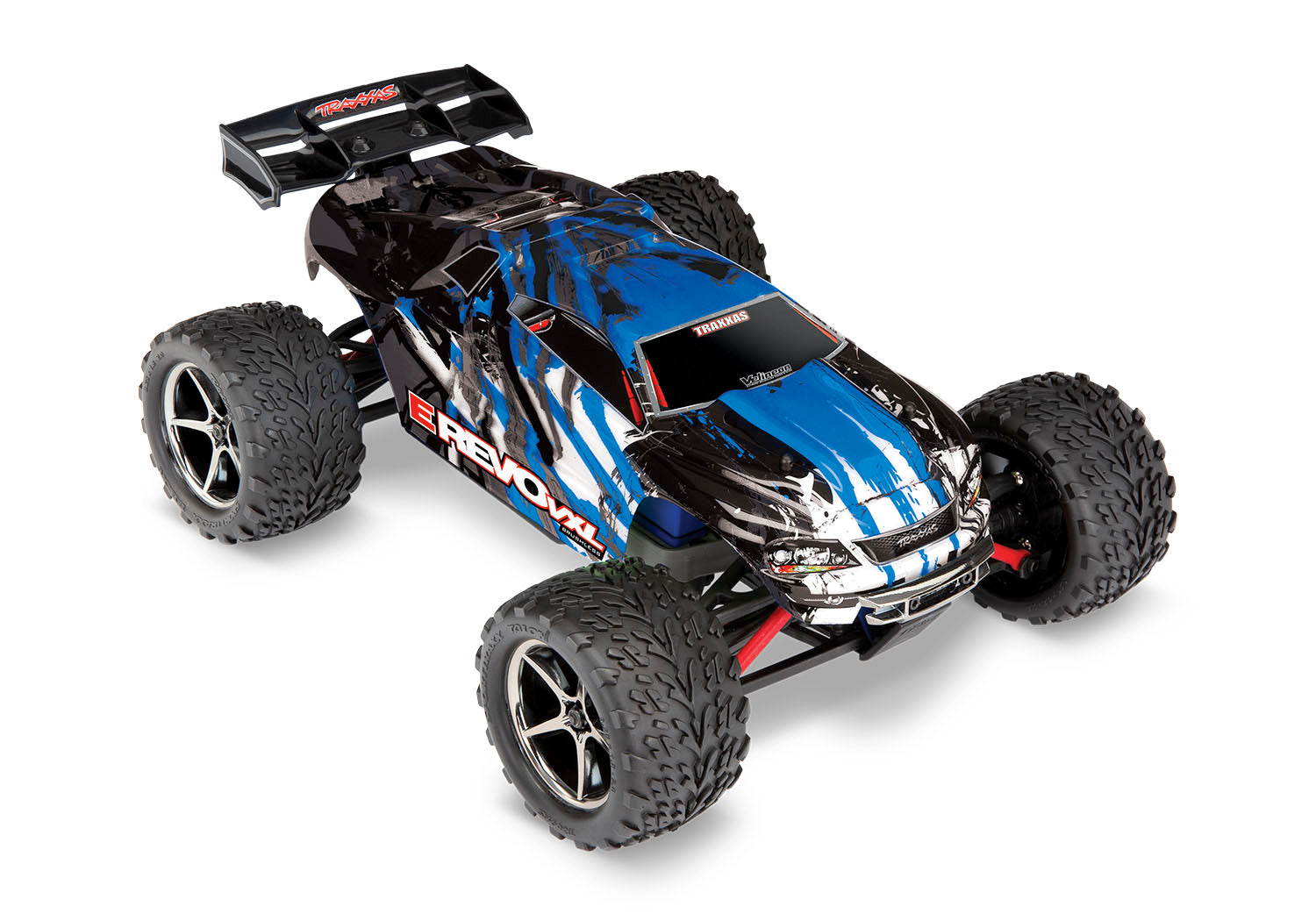 Traxxas E-Revo VXL Brushless 1/16 4WD RTR Monster Truck (Blue) w/VXL-3m ESC, TQi 2.4GHz Radio, Battery & USB-C Charger