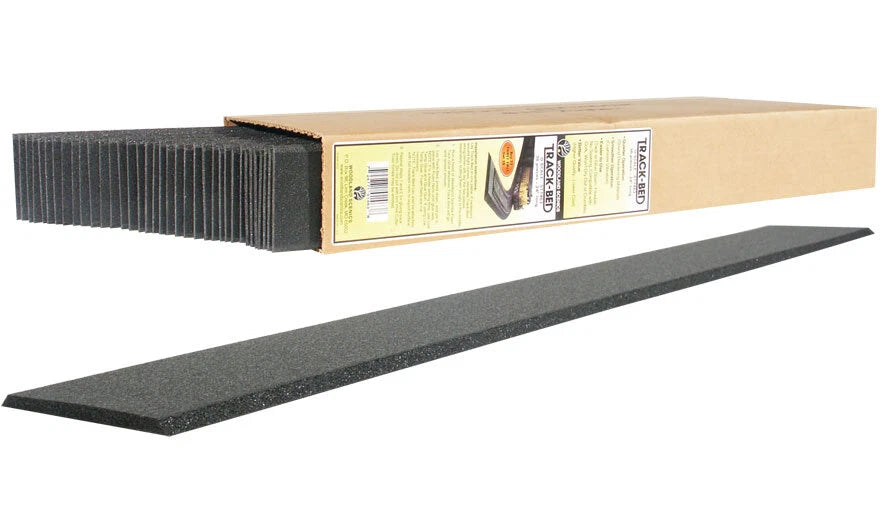 Woodland Scenics O 3/16in x 2' 5mm x .6m Track-Bed Roadbed pkg(36) ST1463