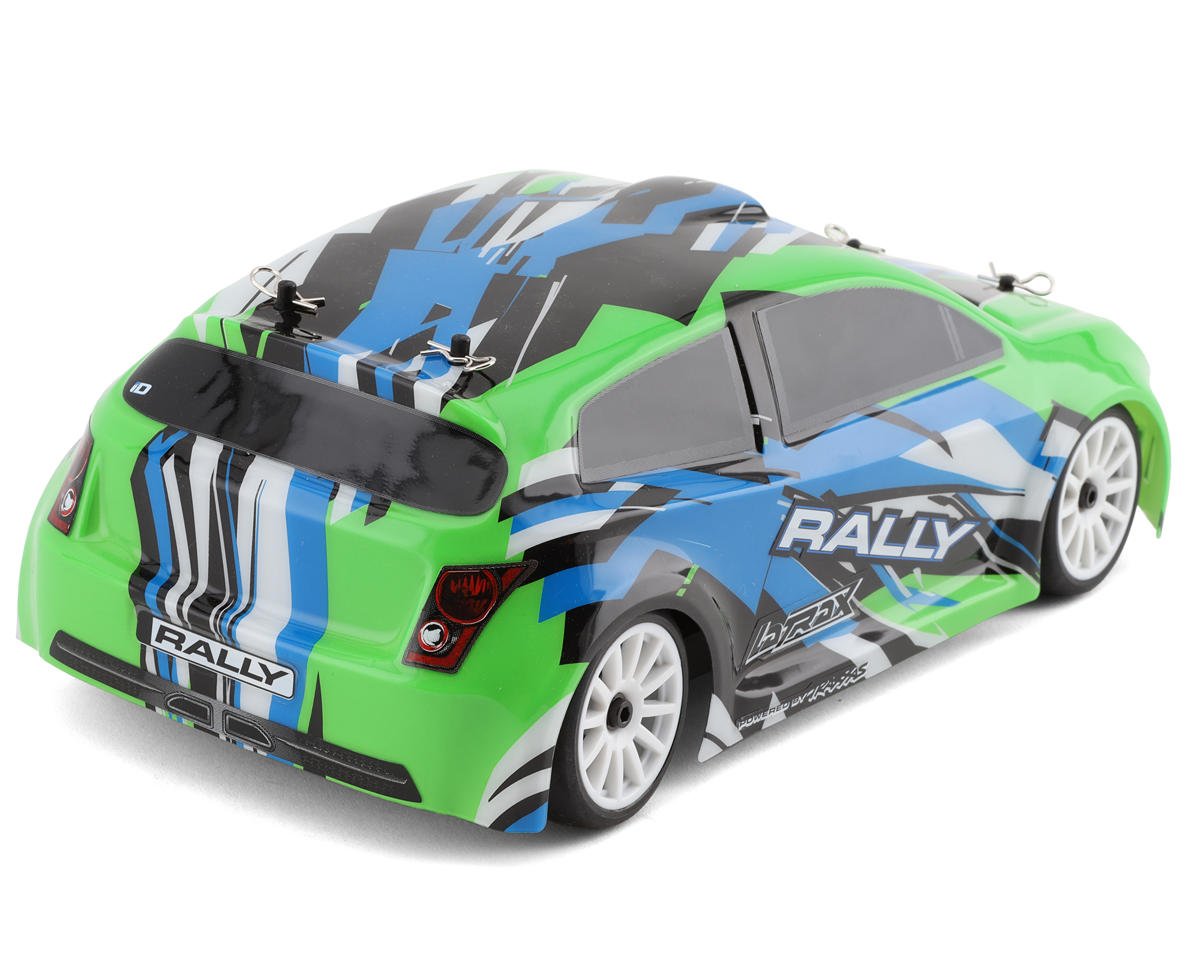 Traxxas 1/18 Latrax Rally RTR 4WD Electric Rally Car (Green/Blue) w/2.4GHz Radio, Battery & AC Charger