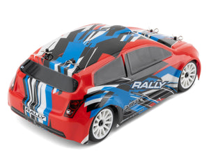 Traxxas 1/18 Latrax Rally RTR 4WD Electric Rally Car (Red/Blue) w/2.4GHz Radio, Battery & AC Charger