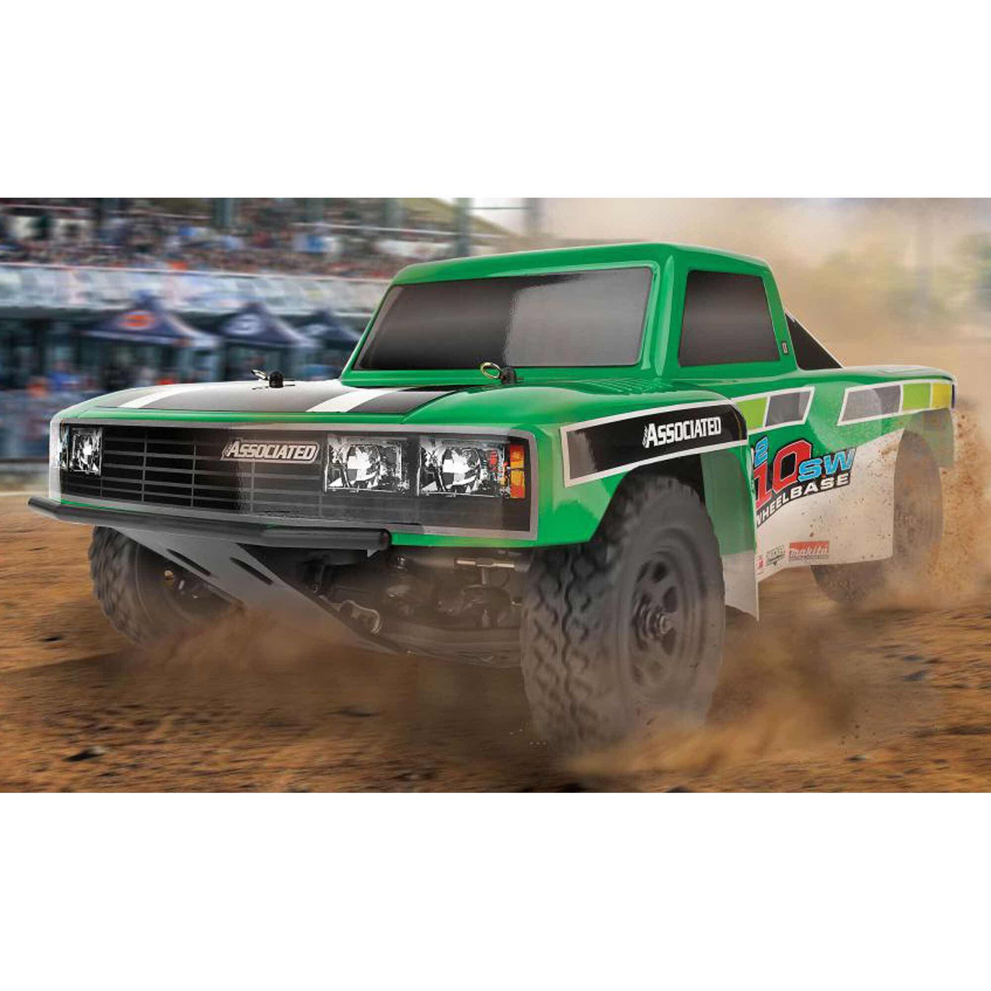 Team Associated 1/10 Pro2 LT10SW Short Course Truck RTR, Green ASC70023