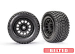 XRT Gravix Pre-Mounted "Belted" Tires (2) (Black) (24mm Hex)