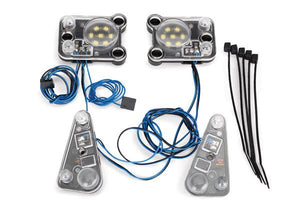 Traxxas TRX-4 Defender Led Headlight/Tail Light Kit (Fits TRA8011 Body, Requires TRA8028 Power Supply)