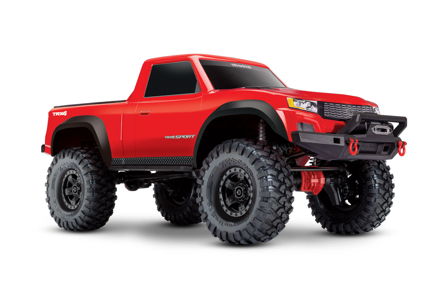 TRX-4 Sport 1/10 Scale Trail Rock Crawler (Red) w/XL-5 HV ESC & TQ 2.4GHz Radio