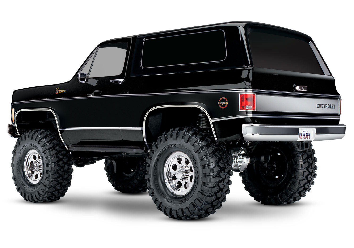 Traxxas TRX-4® 1/10 Trail Crawler Truck w/1979 Chevy Blazer Clipless Body (Black) w/TQi 2.4GHz Radio
