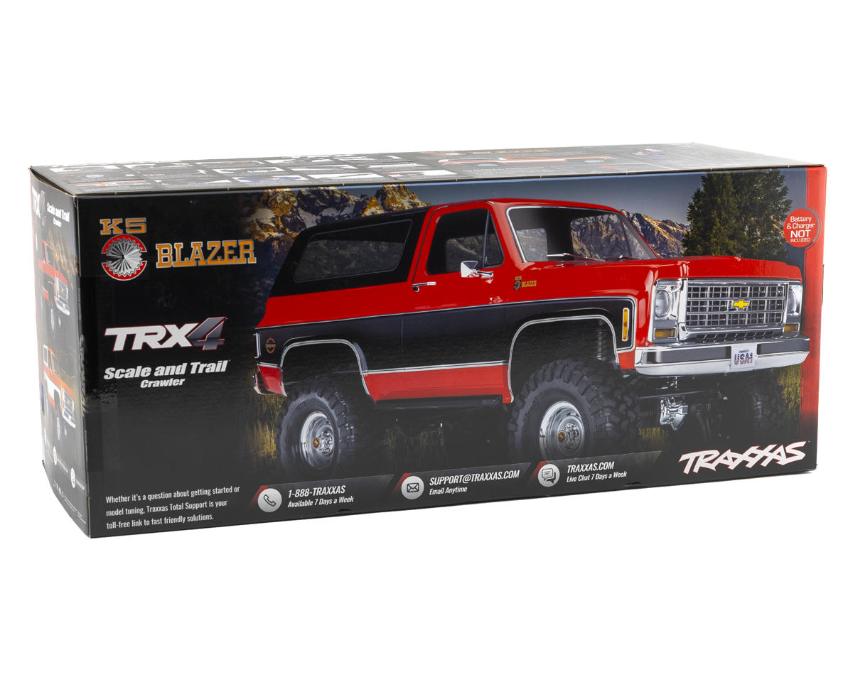 Traxxas TRX-4® 1/10 Trail Crawler Truck w/1979 Chevy Blazer Clipless Body (Black) w/TQi 2.4GHz Radio