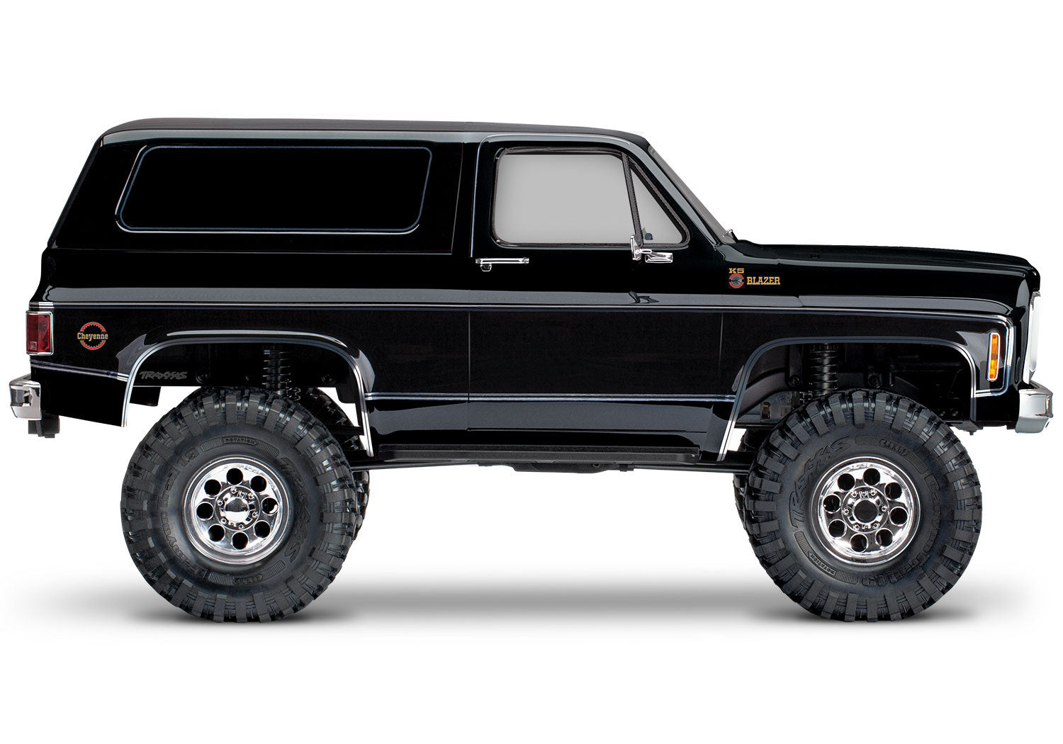 Traxxas TRX-4® 1/10 Trail Crawler Truck w/1979 Chevy Blazer Clipless Body (Black) w/TQi 2.4GHz Radio