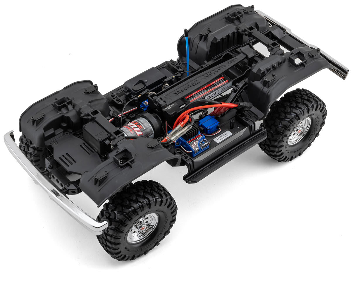 Traxxas TRX-4® 1/10 Trail Crawler Truck w/1979 Chevy Blazer Clipless Body (Black) w/TQi 2.4GHz Radio