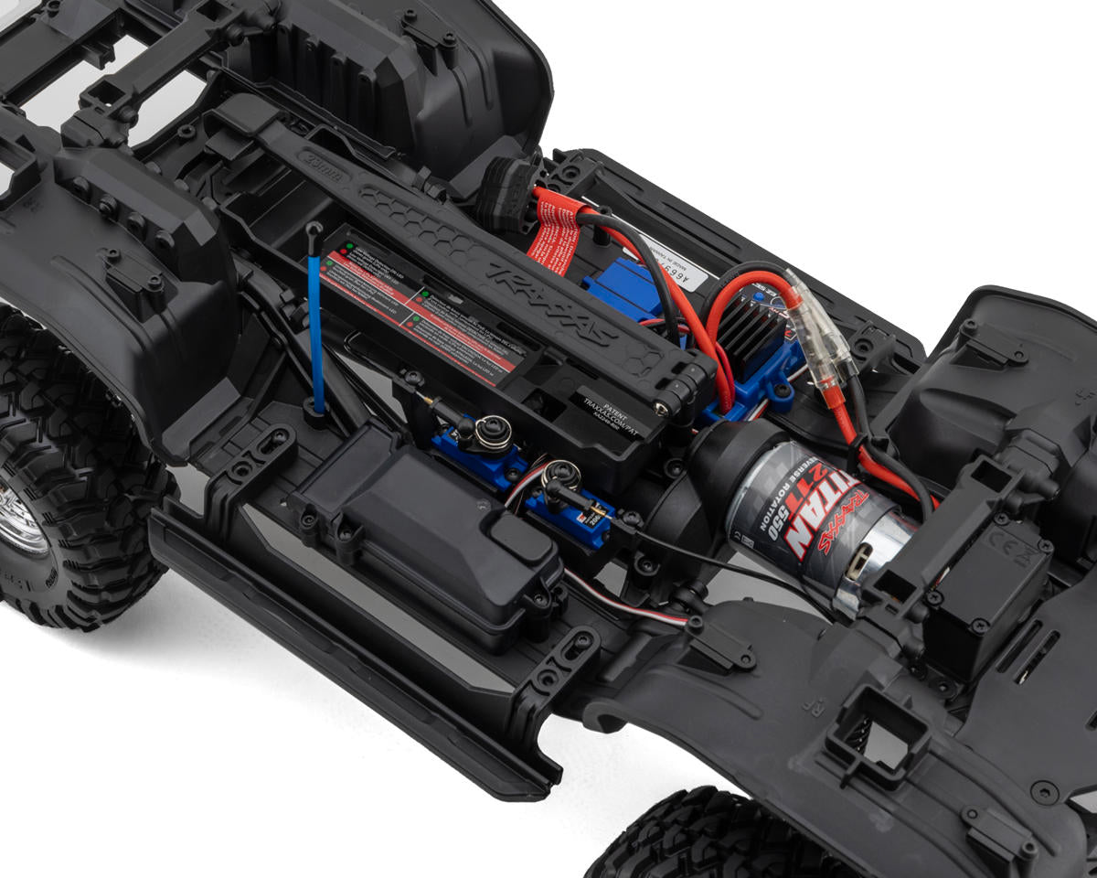 Traxxas TRX-4® 1/10 Trail Crawler Truck w/1979 Chevy Blazer Clipless Body (Black) w/TQi 2.4GHz Radio