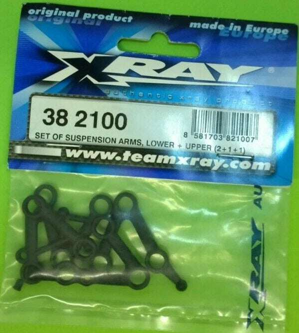 XRA382100 XRAY Lower and Upper Suspension Arms (M18)