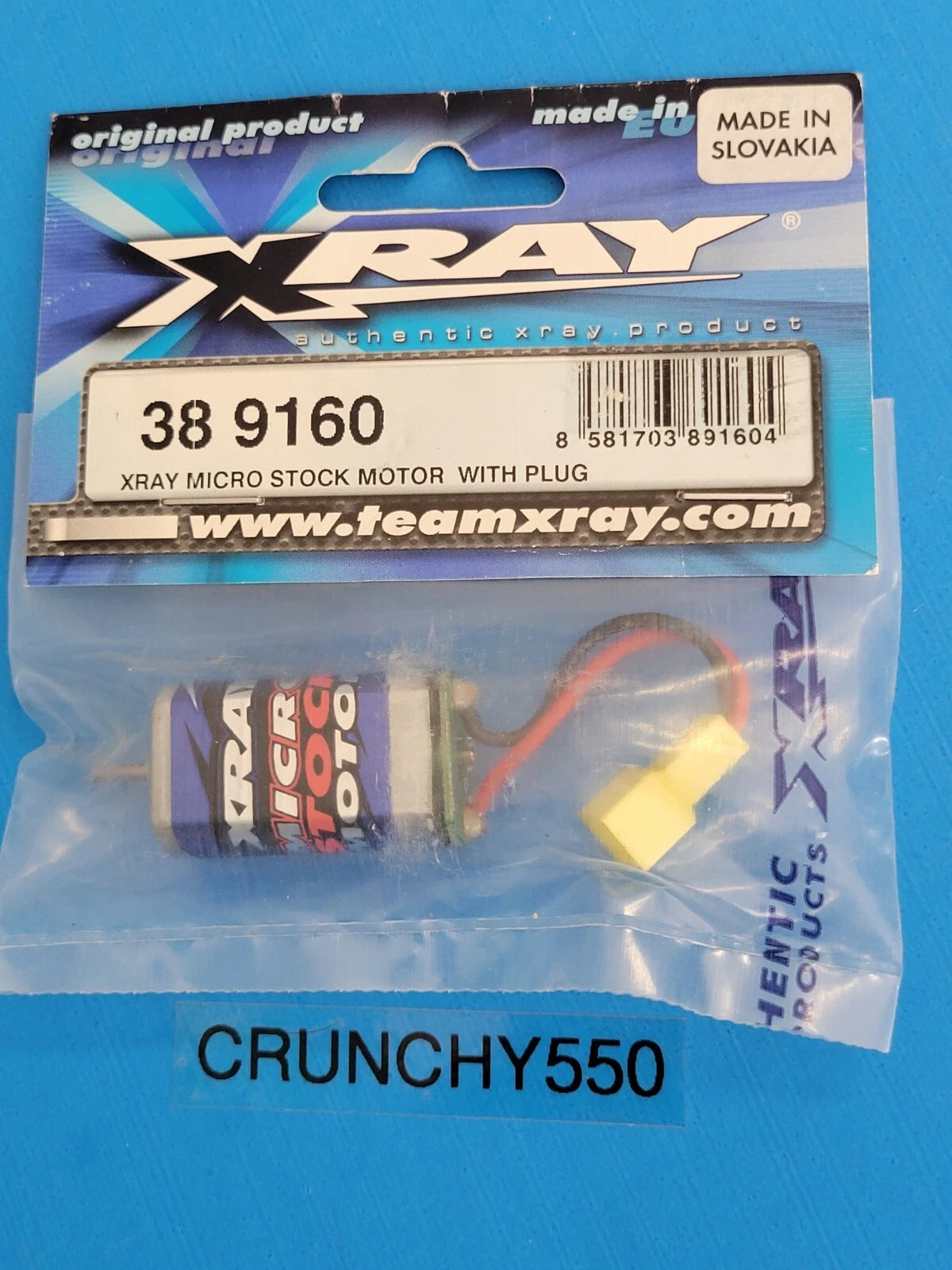 XRAY # 389160 Micro Stock Motor With Plug for M18