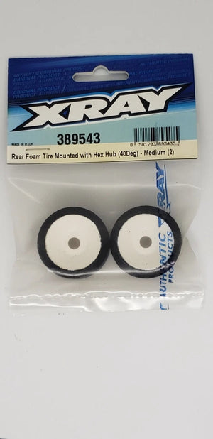 XRAY # 389543 REAR FOAM TIRES MEDIUM