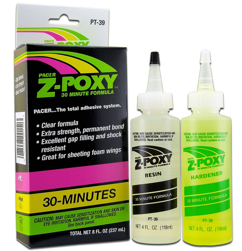 Pacer Technology Zap PT39 Zap Adhesives Z-Poxy 30-Minute 8 Oz