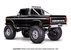 Traxxas TRX-4 1/10 High Trail Edition RC Crawler w/'79 Ford F-150 Ranger XLT Body (Black) & TQi 2.4GHz Radio