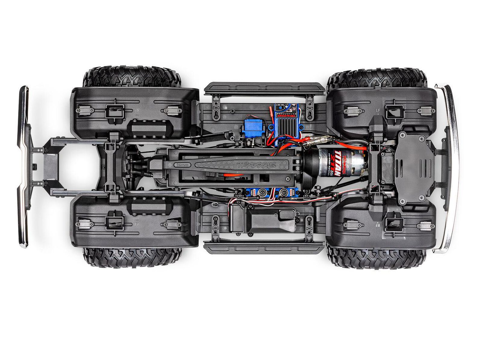 Traxxas TRX-4 1/10 High Trail Edition RC Crawler w/'79 Ford F-150 Ranger XLT Body (Black) & TQi 2.4GHz Radio