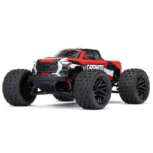 GRANITE GROM MEGA 1/18 380 Brushed 4X4 Monster Truck RTR with Battery & Charger Red