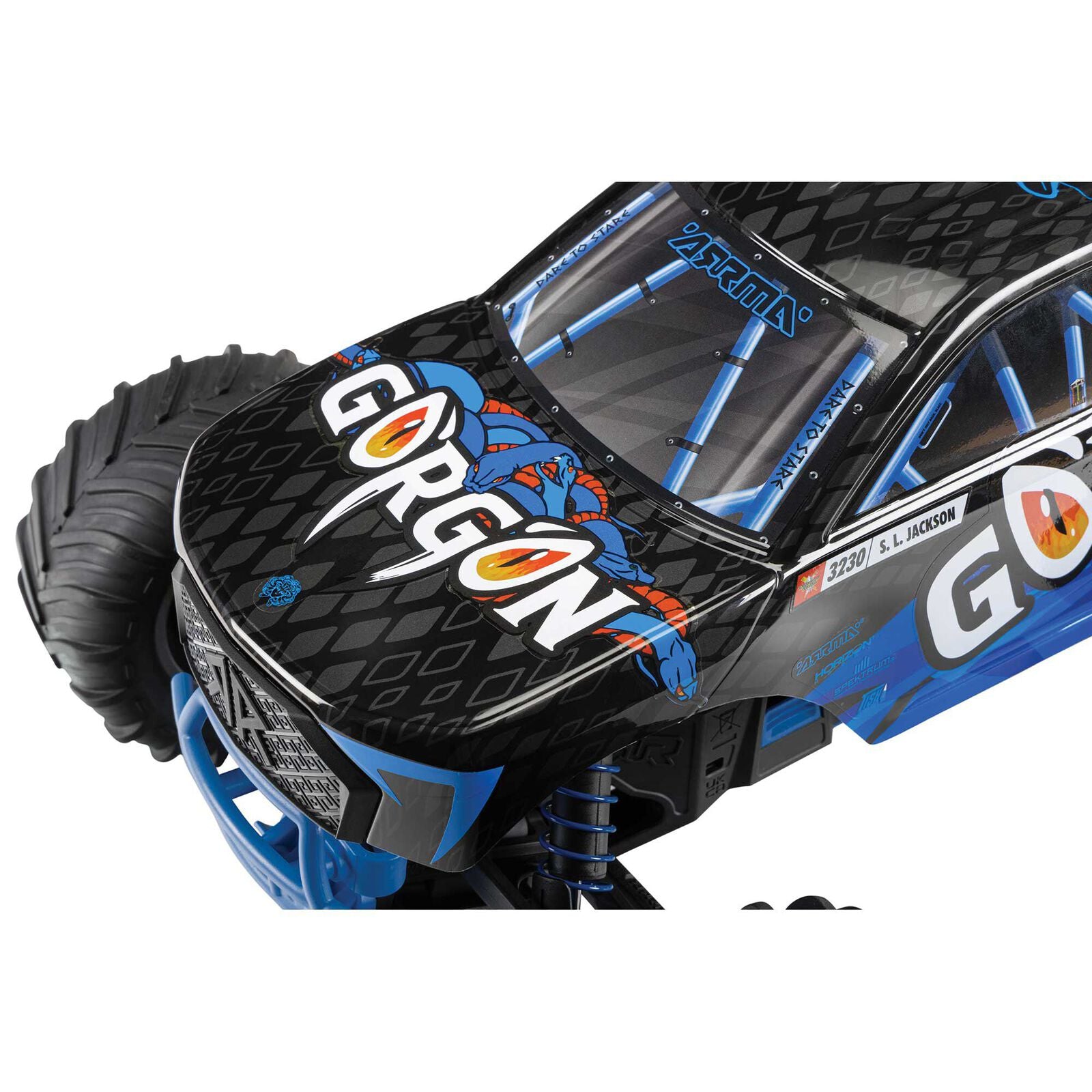 GORGON 2wd MT 1/10th RTR (No Batt) Blue