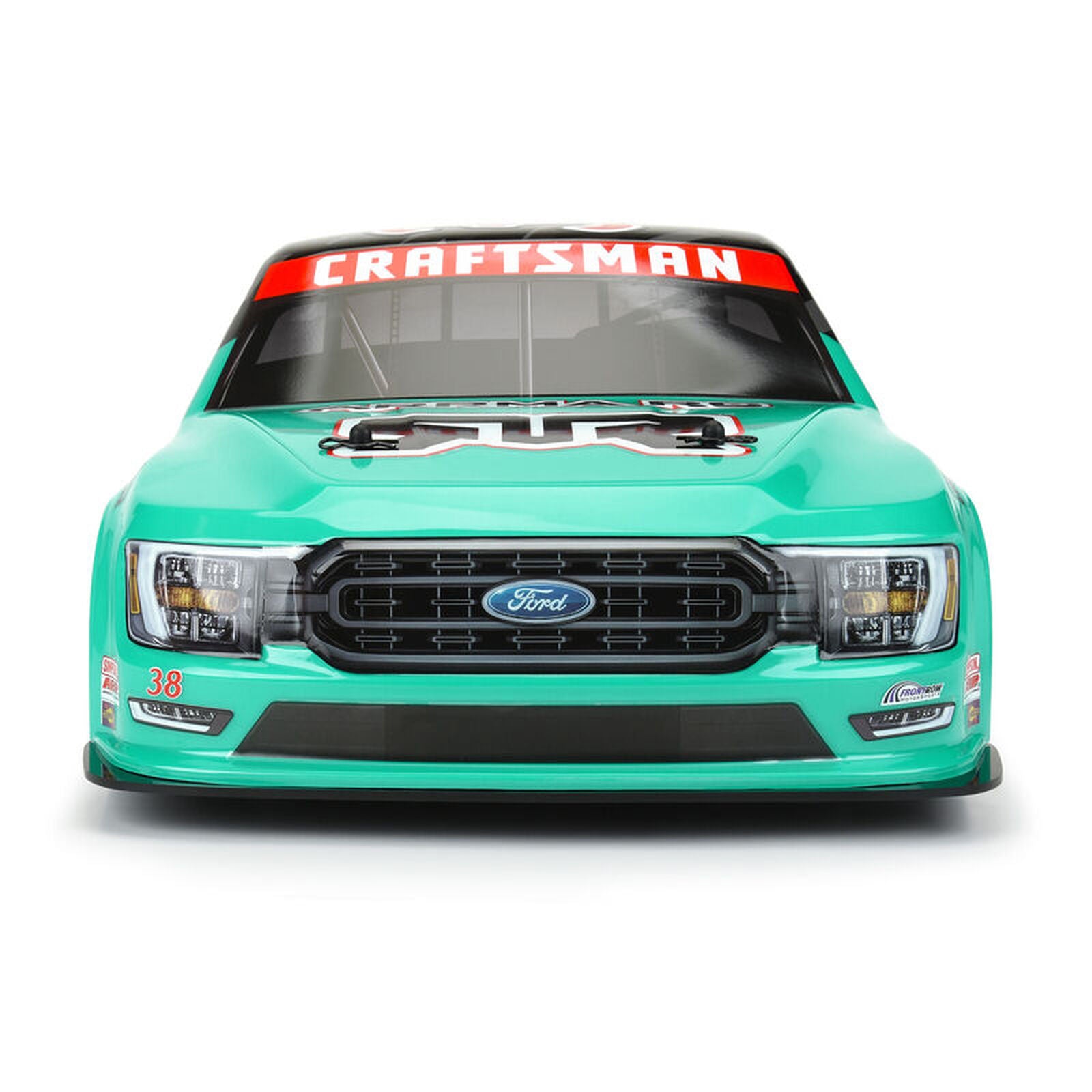 1/7 2023 NASCAR Ford F-150 No.38 Truck LE Body (Teal): Infraction 6S