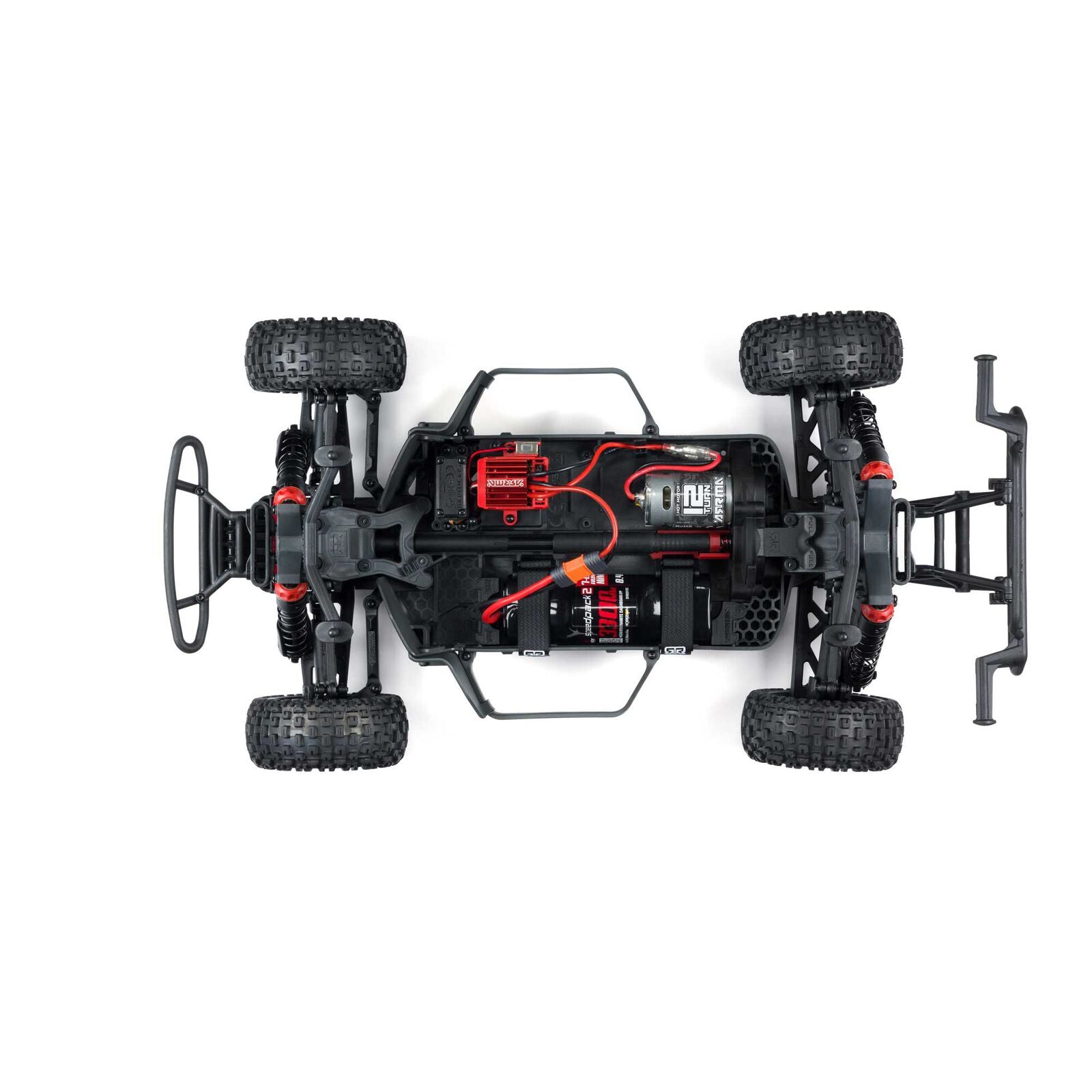 Senton 4x4 V3 550 Mega RTR 1/10 Short Course Truck (Red)