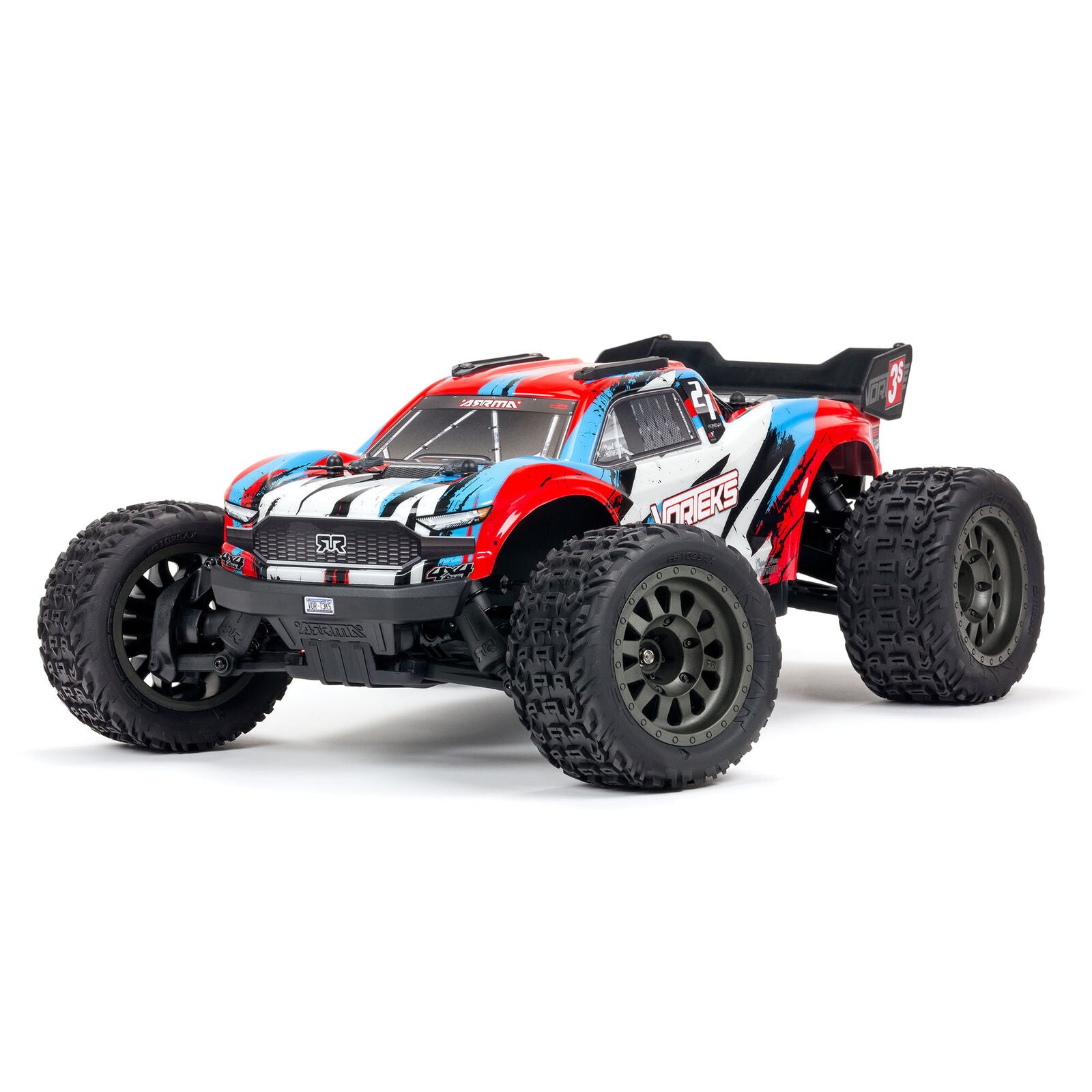 Vorteks 4X4 3S BLX 1/10 RTR Brushless Stadium Truck (Red)