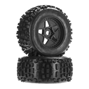 ARAC8795 1/8 dBoots Backflip Monster Truck 6S Front/Rear 3.8 Pre-Mounted Tires, 17mm Hex (2)