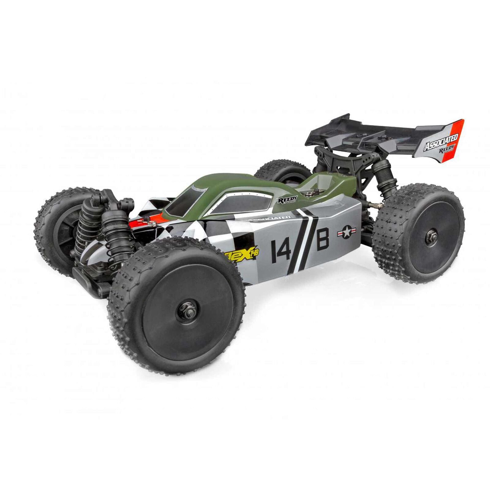 1/14 Reflex 14B 4x4 Brushless Buggy RTR, LiPo Combo