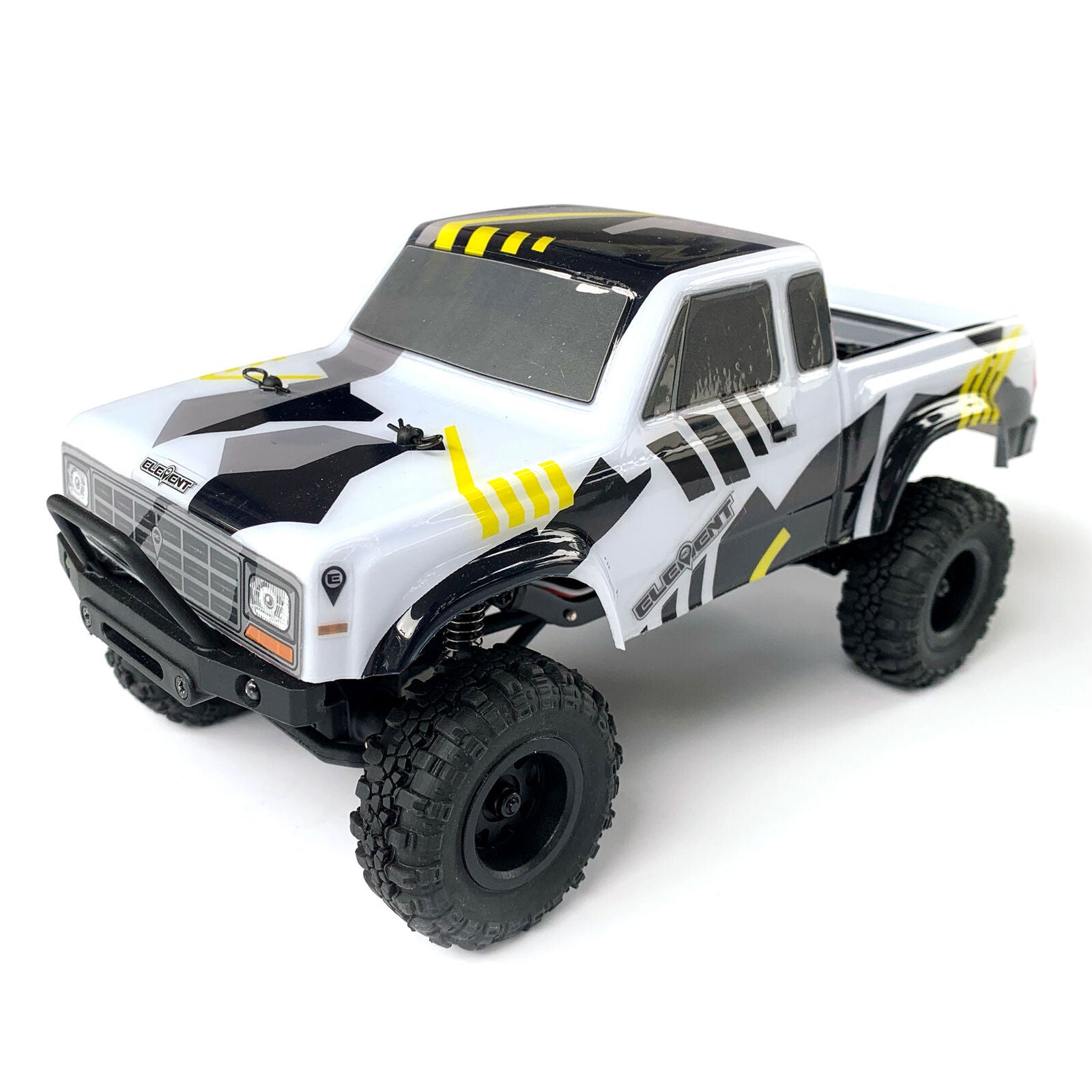 Enduro24 Sendero 1/24 4WD RTR Scale Mini Trail Truck (Black/Yellow) w/2.4GHz Radio