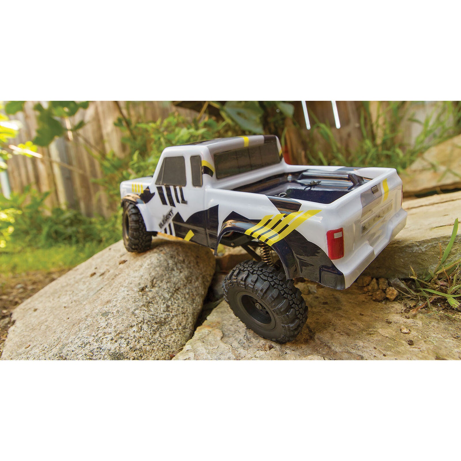 Enduro24 Sendero 1/24 4WD RTR Scale Mini Trail Truck (Black/Yellow) w/2.4GHz Radio