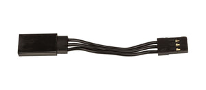 50mm Servo Wire Extension, Black, (1.97in)