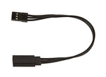 125mm Servo Wire Extension, Black, (4.92in)