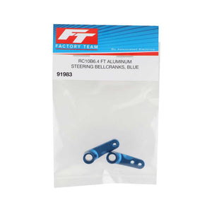 RC10B6.4 FT Aluminum Steering Bellcranks, Blue