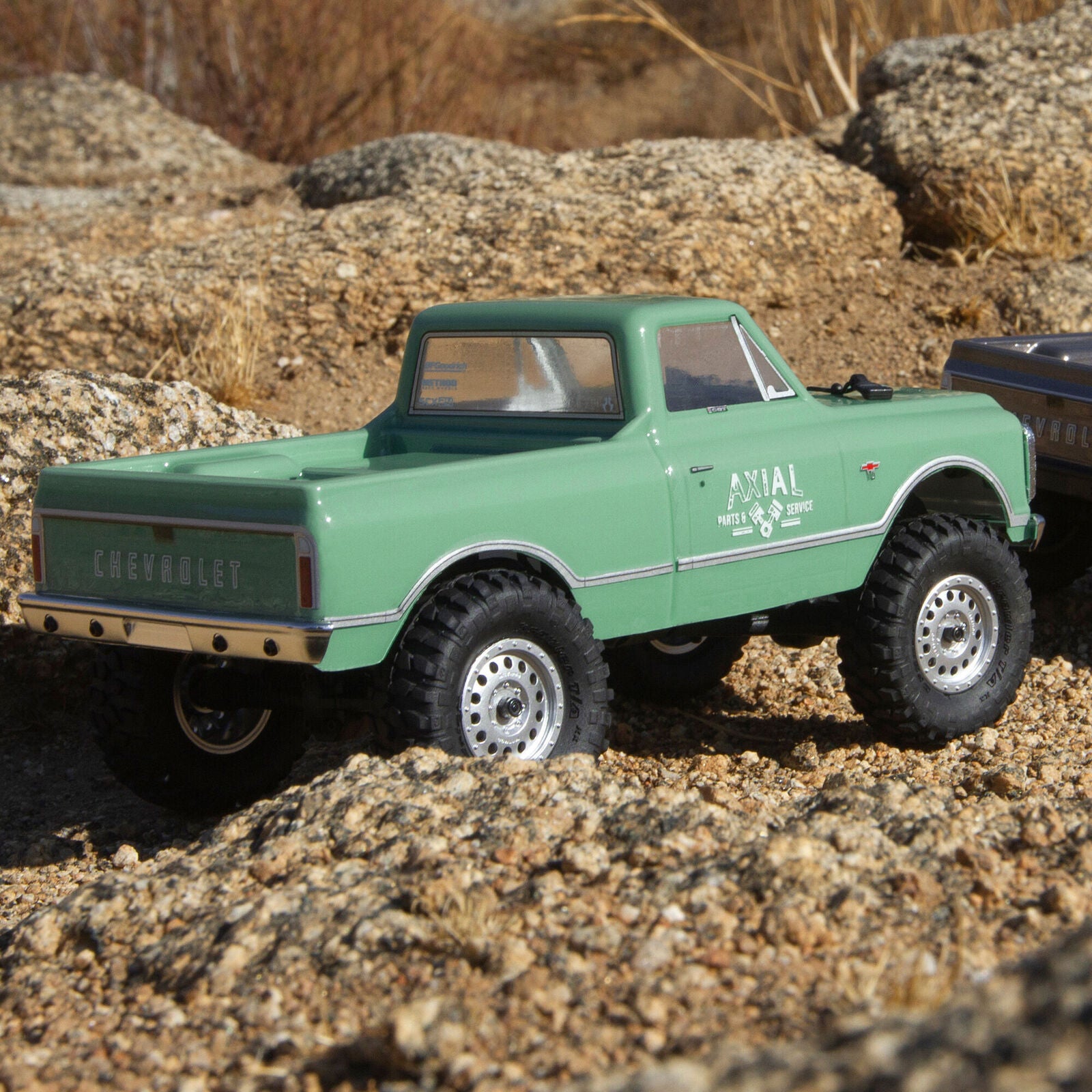 1/24 SCX24 1967 Chevrolet C10 4WD Truck Brushed RTR, Green