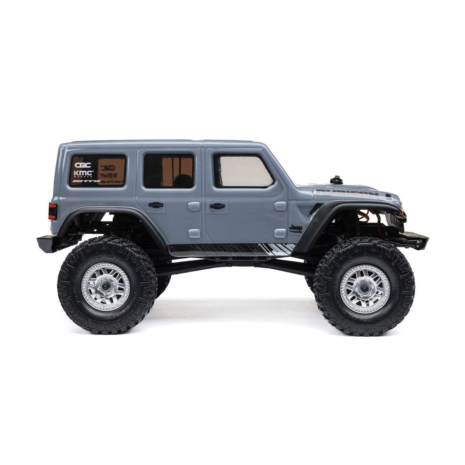 1/24 SCX24 Jeep Wrangler JLU 4X4 Rock Crawler Brushed RTR, Gray