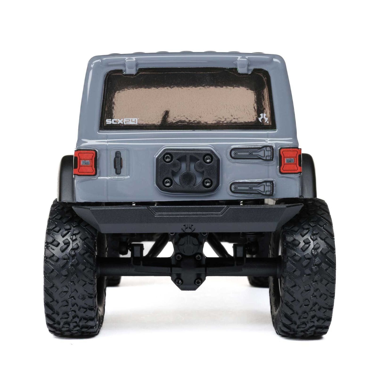 1/24 SCX24 Jeep Wrangler JLU 4X4 Rock Crawler Brushed RTR, Gray