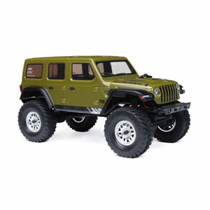 1/24 SCX24 Jeep Wrangler JLU 4X4 Rock Crawler Brushed RTR, Green