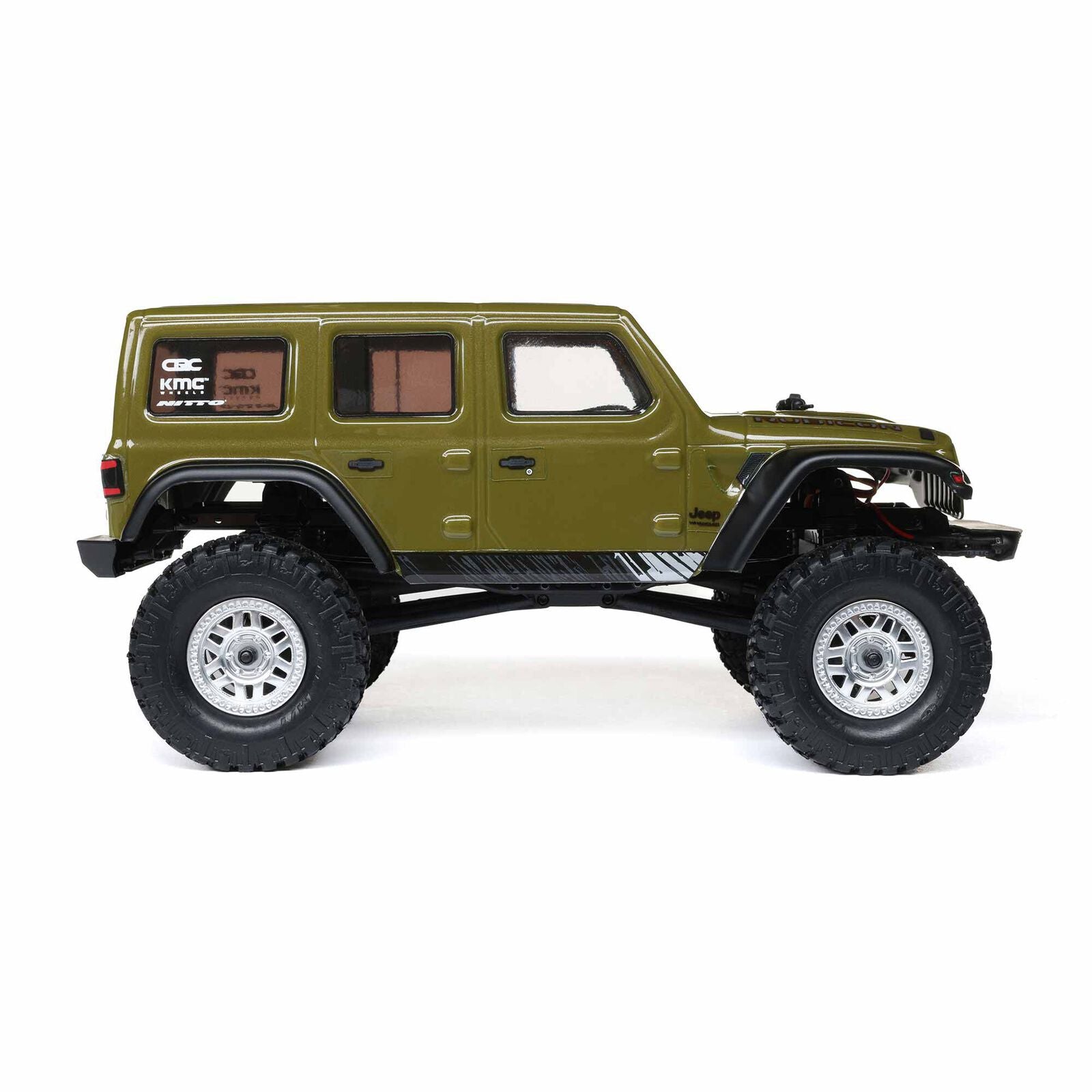 1/24 SCX24 Jeep Wrangler JLU 4X4 Rock Crawler Brushed RTR, Green