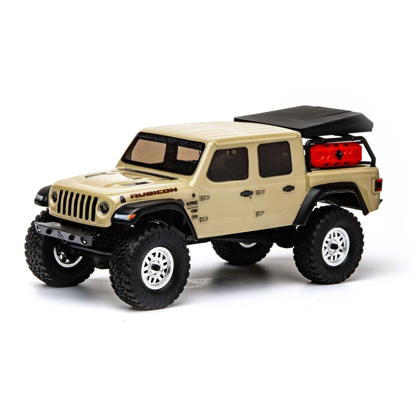 1/24 SCX24 Jeep JT Gladiator 4WD Rock Crawler Brushed RTR Beige