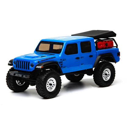 1/24 SCX24 Jeep JT Gladiator 4WD Rock Crawler Brushed RTR Blue