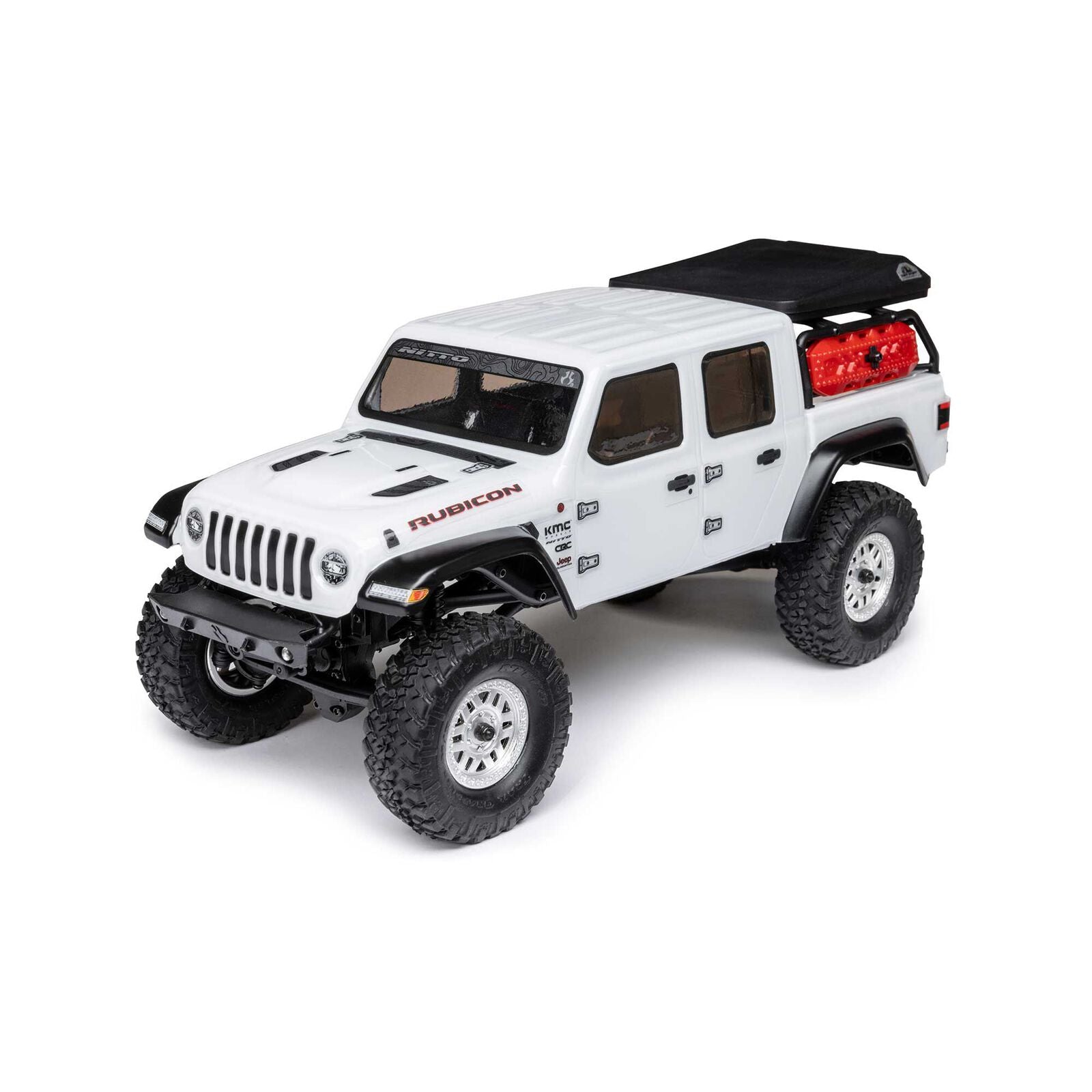 1/24 SCX24 Jeep JT Gladiator 4WD Rock Crawler Brushed RTR White