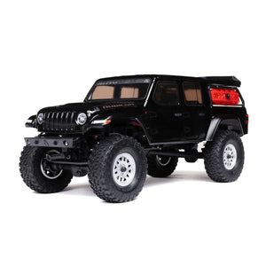 1/24 SCX24 Jeep JT Gladiator 4WD Rock Crawler Brushed RTR Black