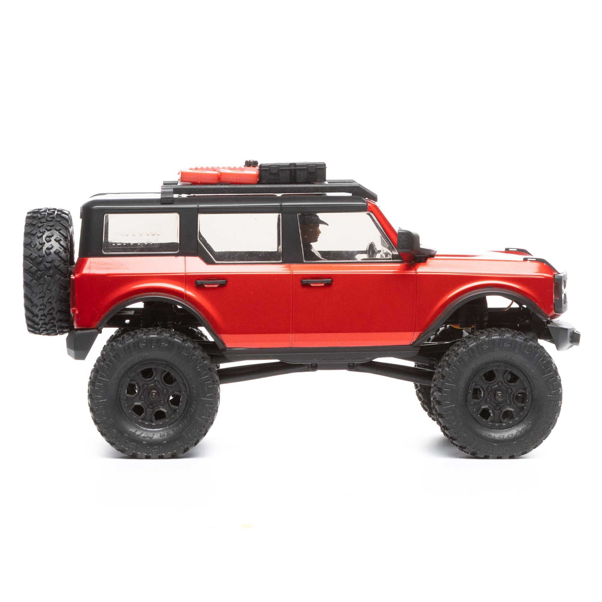 1/24 SCX24 2021 Ford Bronco 4WD Truck Brushed RTR, Red