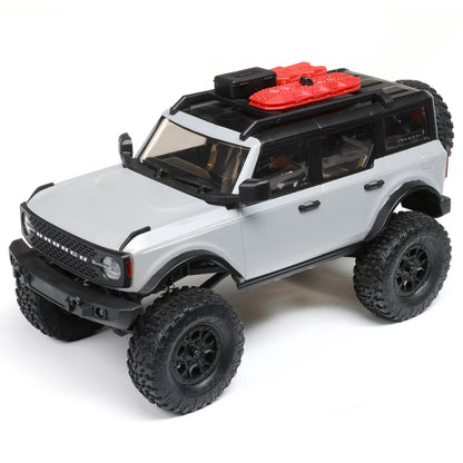 1/24 SCX24 2021 Ford Bronco 4WD Truck Brushed RTR, Grey