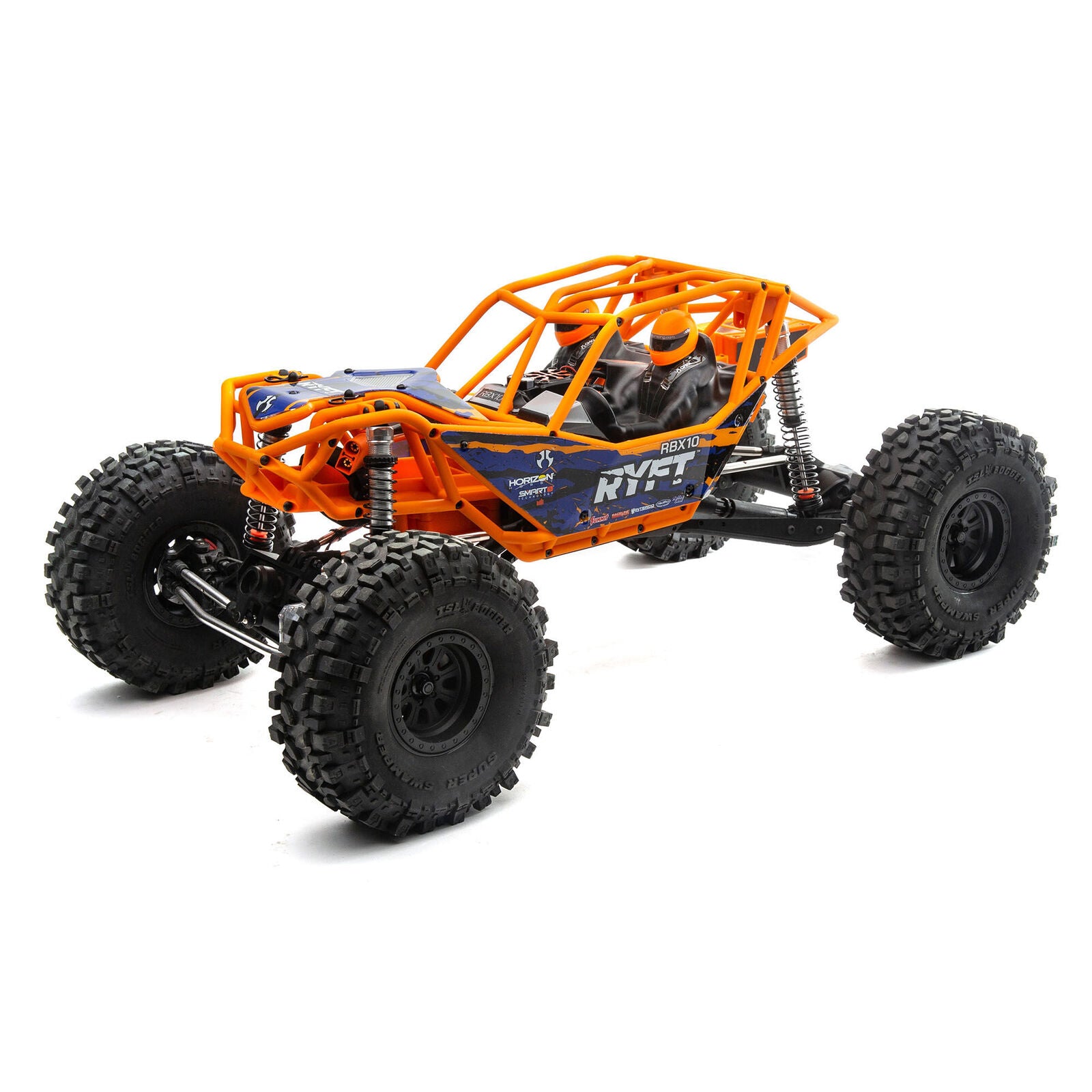 1/10 RBX10 Ryft 4WD Brushless Rock Bouncer RTR, Orange