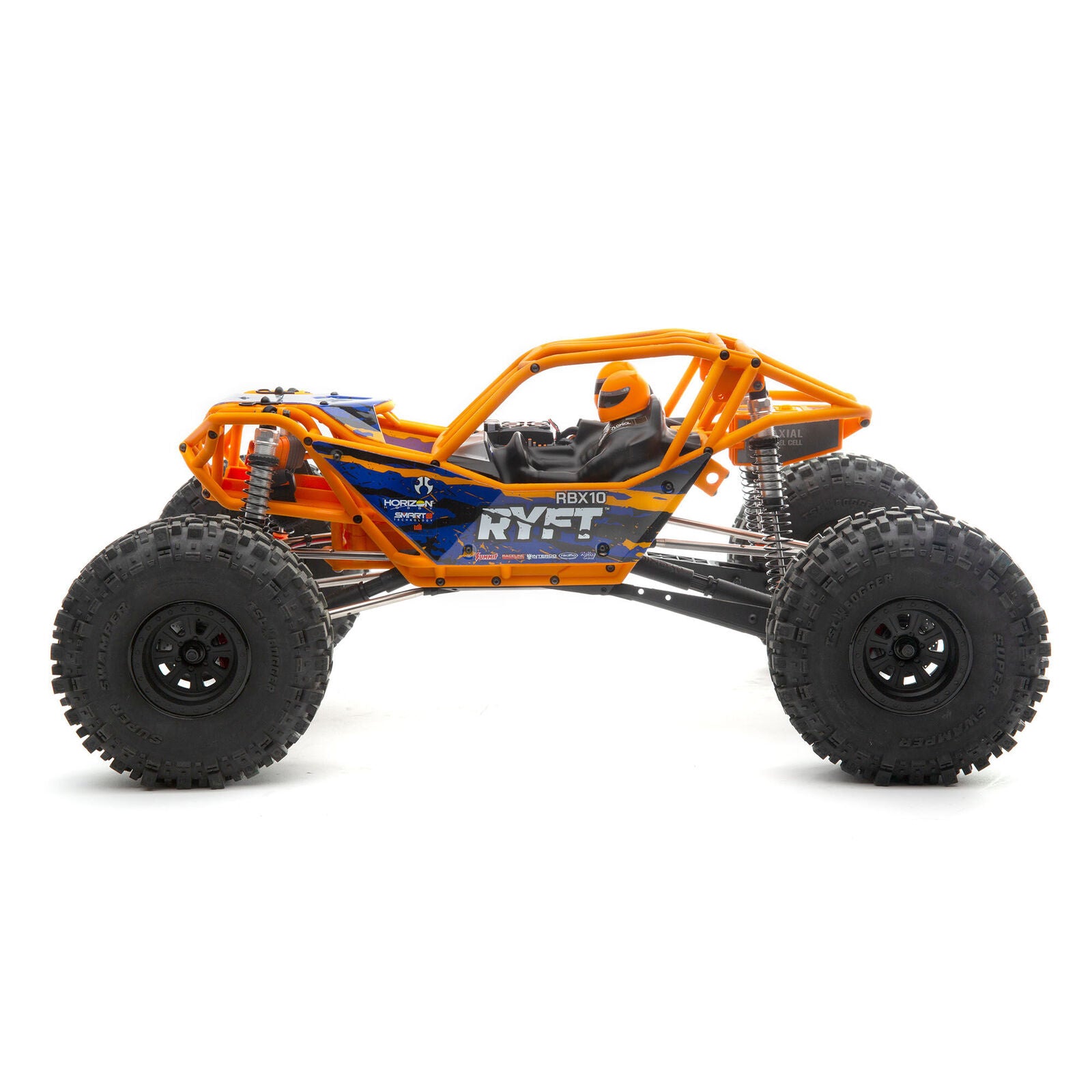 1/10 RBX10 Ryft 4WD Brushless Rock Bouncer RTR, Orange